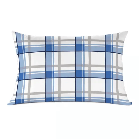 Jogo de Cama Teka Diamante Tartan 150 FIos - 100%Algodão - Casal