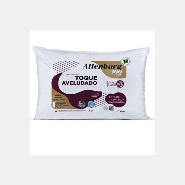 Travesseiro Altenburg Toque Aveludado