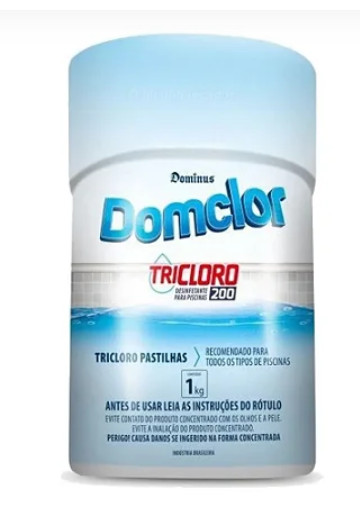 Pastilhas de Cloro Tricloro DomClor 1KG