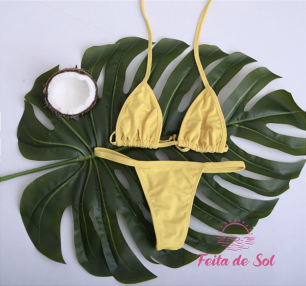 Conjunto Marquinha - Amarelo (Sem regulagem)
