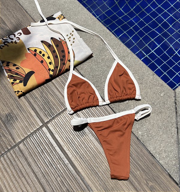 Conjunto Marquinha Bicolor Terracota