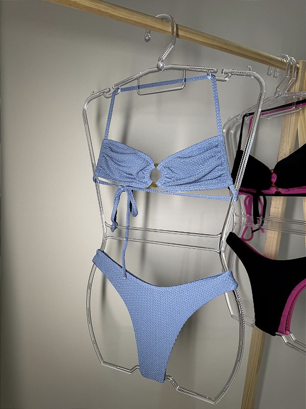 Conjunto Argola Azul