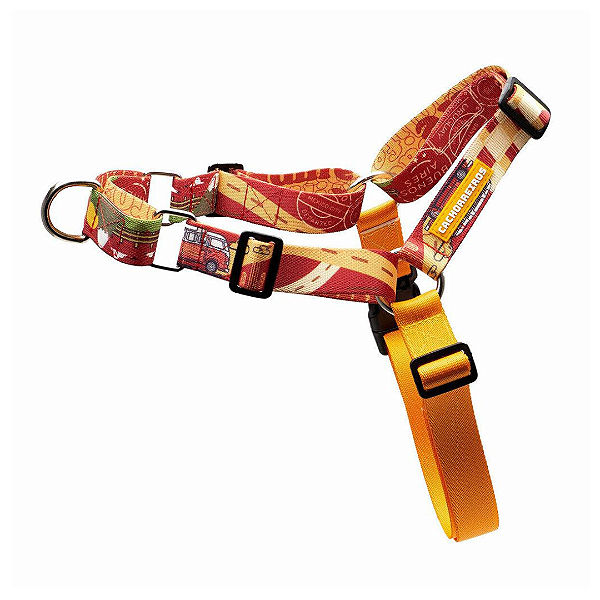 Peitoral Anti Puxão para cachorros Road