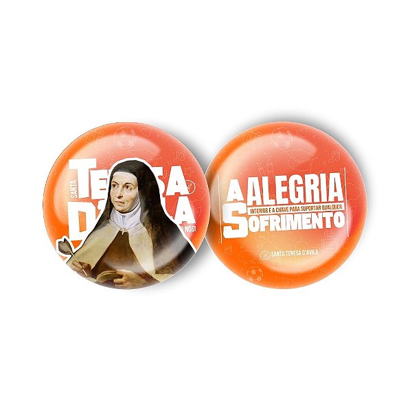 Botton Santa Teresa d'Ávila | "A alegria interior"