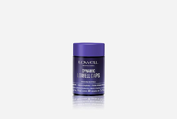 LOWELL CAPS 15G DYNAMIC 30 CAPSULAS NOVA EMBALAGEM