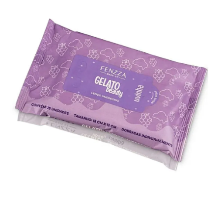 Lenço Umedecido- Fenzza - Uvinha Gelato Beauty
