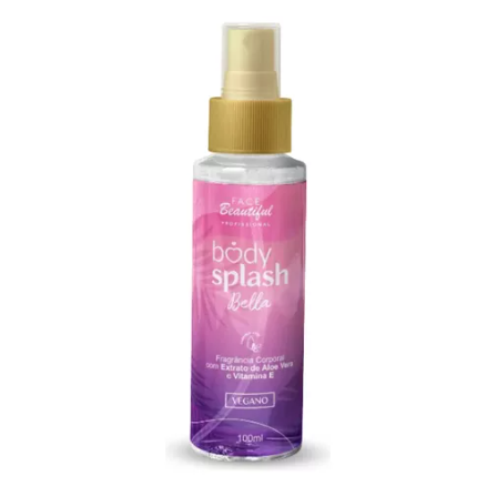 Body Splash Bella 100ml- Colônia Corporal Face Beautiful