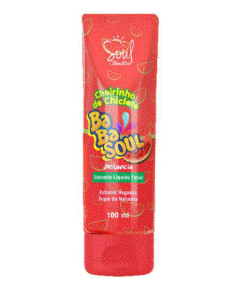 Sabonete Facial Cheirinho de Chiclete Melancia - Babasoul