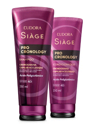Kit Shampoo + Condicionador Pro cronology- Eudora Siage