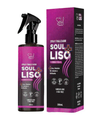 Spray Finalizador Soul protetor termico + Liso - Soul Cosméticos