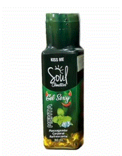 Gel Sexy massageador Menta 30ml - Soul Cosméticos