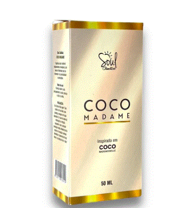 Deo Colônia Coco Madame Soul Cosméticos 50ml