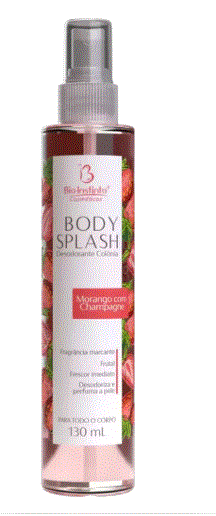 BODY SPLASH MORANGO COM CHAMPAGNE BIO INSTINTO 130ML