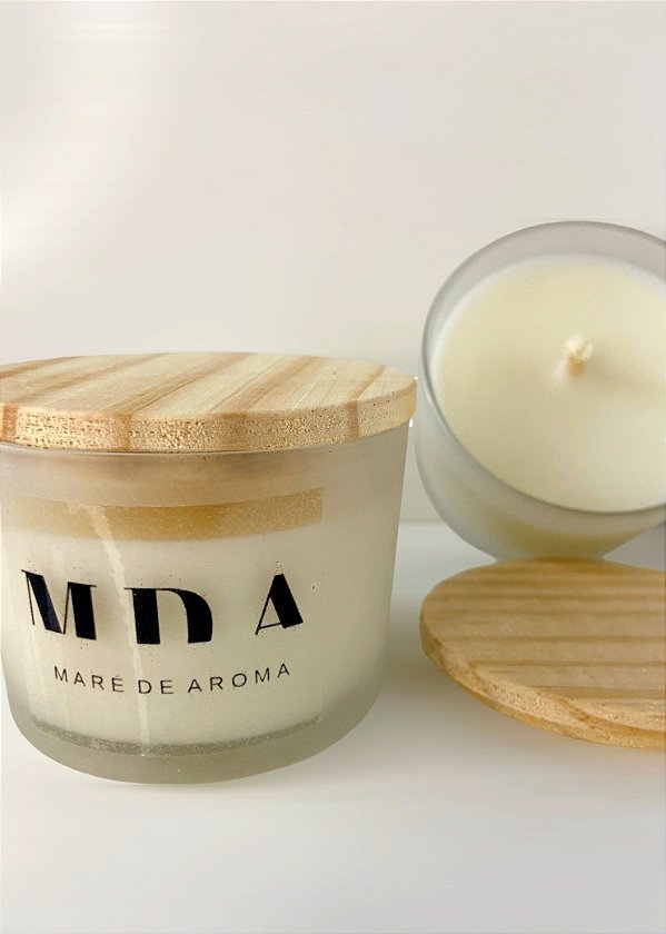 Vela Aromática de Vanilla Negra