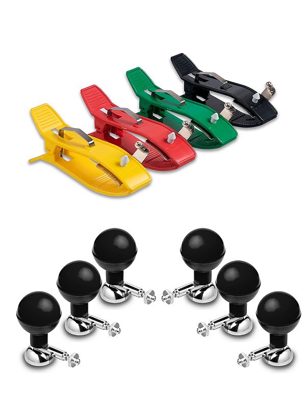 Kit Cardioclip Com 6 Precordial E 6peras Ecg Pretas