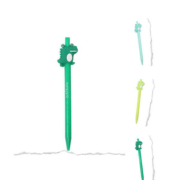 Lapiseira 0.7mm Crocodilo - Verde e Azul - Interponte