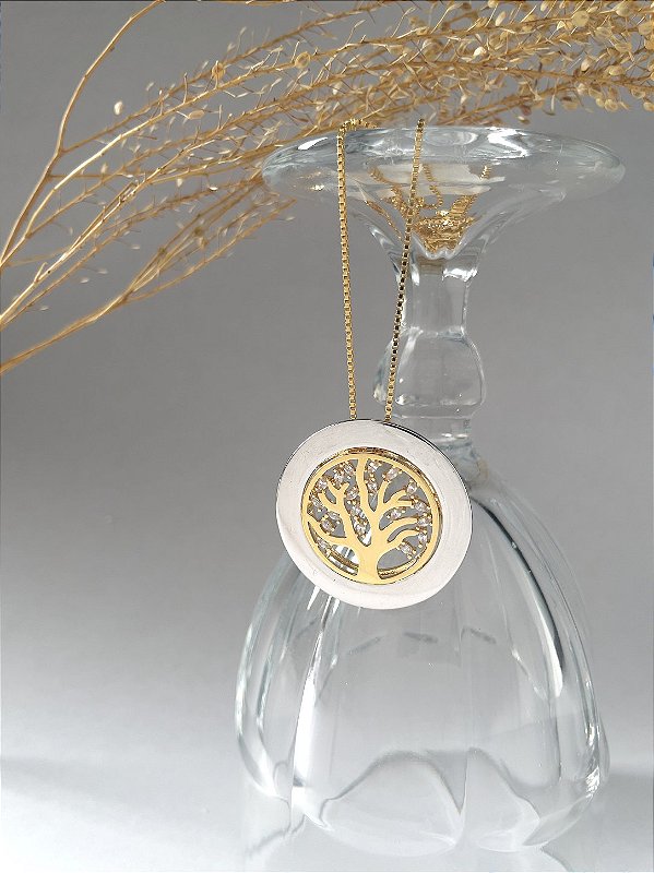 Colar Arvore da Vida - Banhado ouro 18k