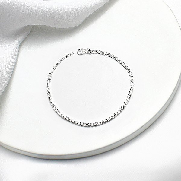 Pulseira Riviera - Prata