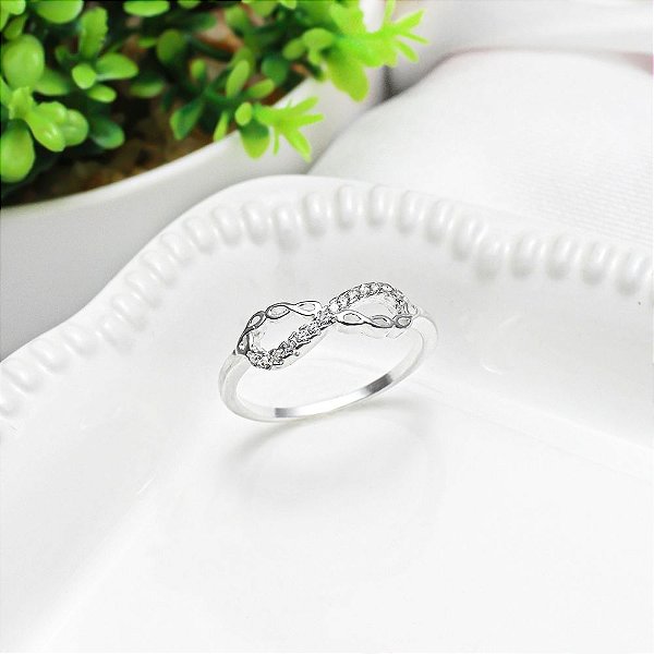 Anel Infinito - Prata