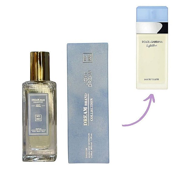 Tubete Brand Collection 093 - 30ml – Ref Olfativa: Light Blue