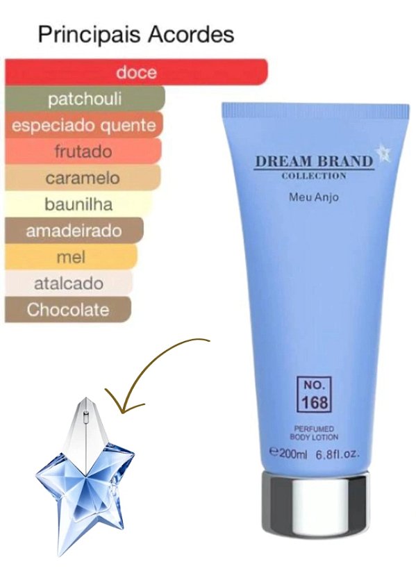 Hidratante Brand Collection 168 -  Inspiracao olfativa de: ANGEL - MUGLER