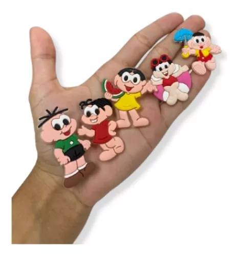 Kit Pins, Bottons,  Personagens - Turma da Mônica