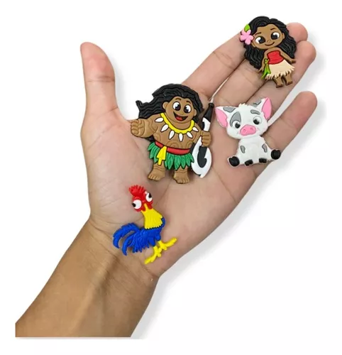 Kit Pins Pingentes,  Personagens - Moana