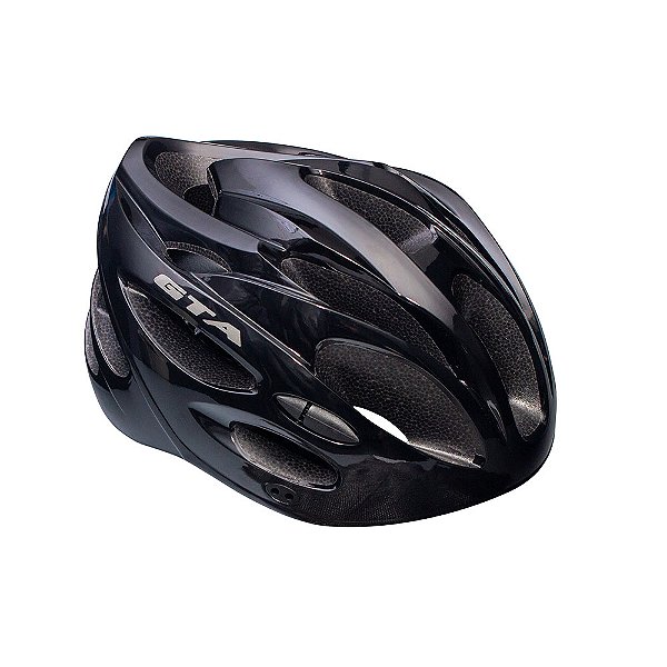 Capacete GTA Preto M Brilho com Sinalizador Led