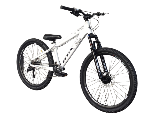 Bicicleta aro 26 GTA Rebel 7 Marchas Branca