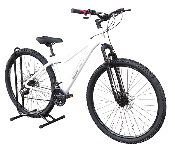 Bicicleta Aro 29 GTA START 21 Marchas Tamanho 15 branca rosa