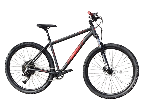 BICICLETA ARO 29 FIRST 12V FREIOS HIDRÁULICOS SUSPENSÃO TRAVA GUIDÃO