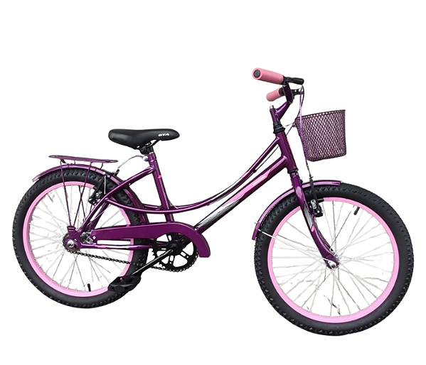 Bicicleta Aro 20 Feminina JVT Violeta