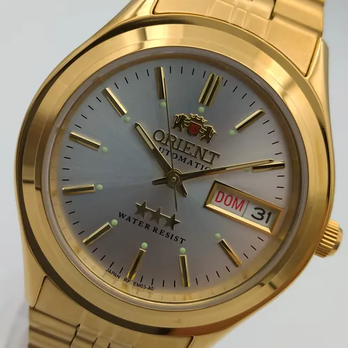 Relógio Orient Automático Dourado Clássico