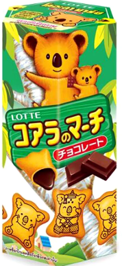 BISCOITO KOALA LOTTE - CHOCOLATE - PACOTE 37G