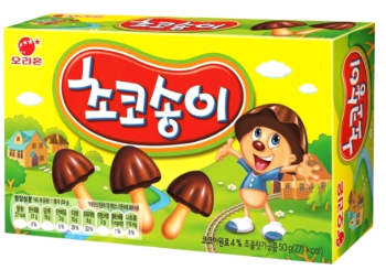 BISCOITO CHOCO BOY ORION - FORMATO COGUMELO - 50G