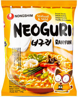 LAMEN NEOGURI NONGSHIN - NEOGURI MILD - PACOTE  120G