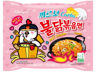 LAMEN BULDAK SAMYANG - FRANGO CARBONARA  PACOTE - 140G