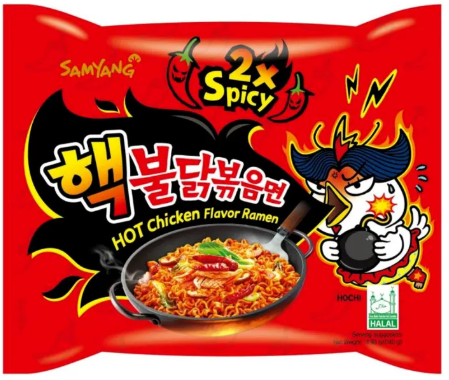 LAMEN BULDAK SAMYANG - FRANGO PICANTE 2X   PACOTE - 140G