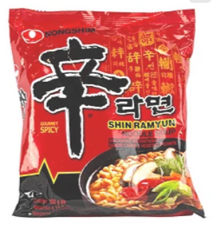 LAMEN SHIN NONGSHIN - RAMYUN -  PACOTE  100G