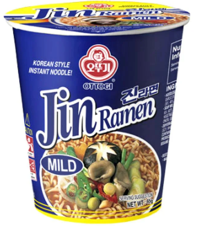 LAMEN JIN RAMEN  MILD - POTE  65G
