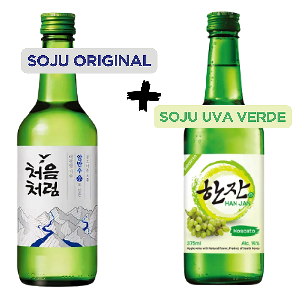 KIT SOJU ORIGINAL + SOJU UVA VERDE