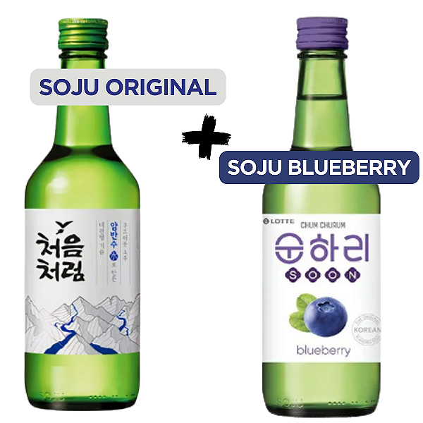 KIT SOJU ORIGINAL + SOJU BLUEBERRY