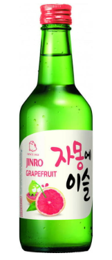 SOJU JINRO - GRAPEFRUIT (TORANJA) - GARRAFA 360ML