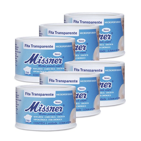 FITA MICROPERFURADA TRANSPARENTE 2,5 X 4,5 - MISSNER
