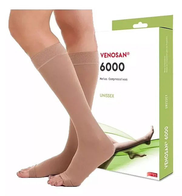 MEIA  3/4 PE ABERTO 20-30 (M)  6000  VENOSAN