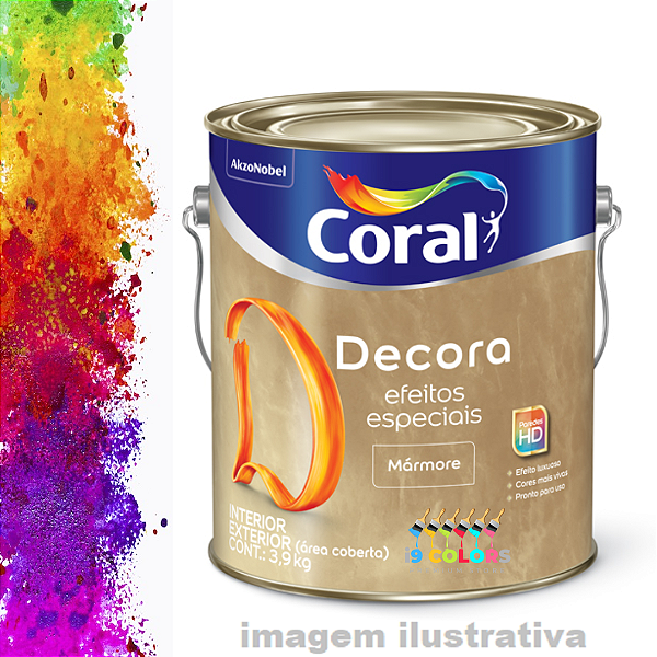 Decora Efeitos Especiais Mármore 3,9 quilos - Coral - Base