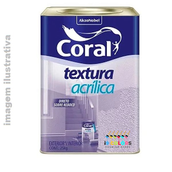 Coral Textura Acrílica 25 quilos - Branco Fosco
