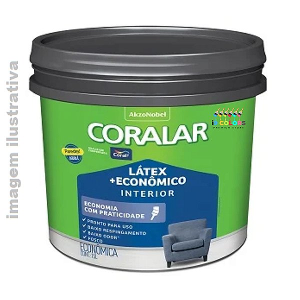 Coralar Tinta Latex Mais Econômico 15 litros - Branco Fosco