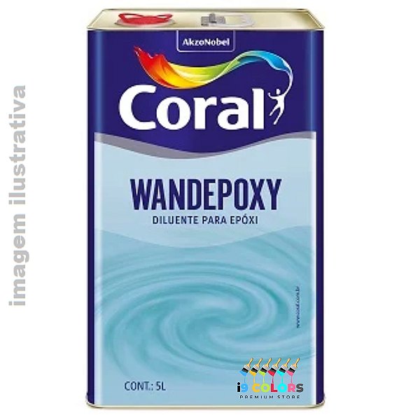 Wandepoxi Diluente para Epoxi 5 litros - Coral - Natural
