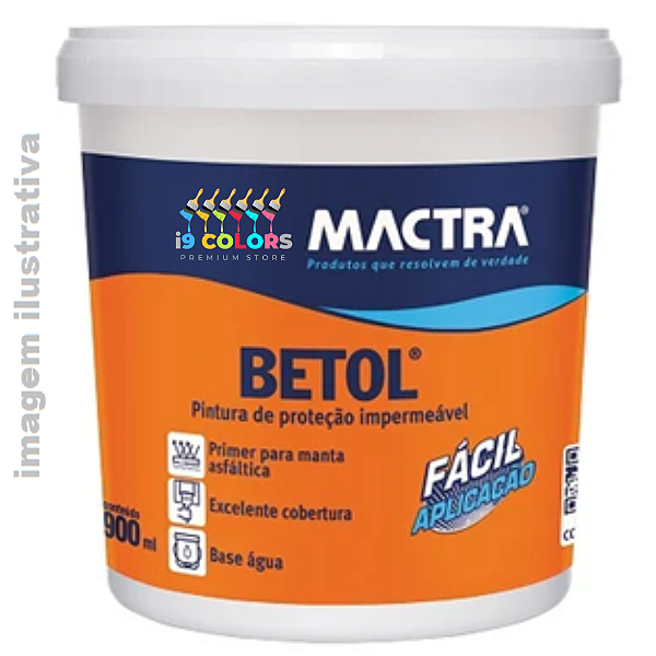 Betol   0,9 litro - Mactra - Preto